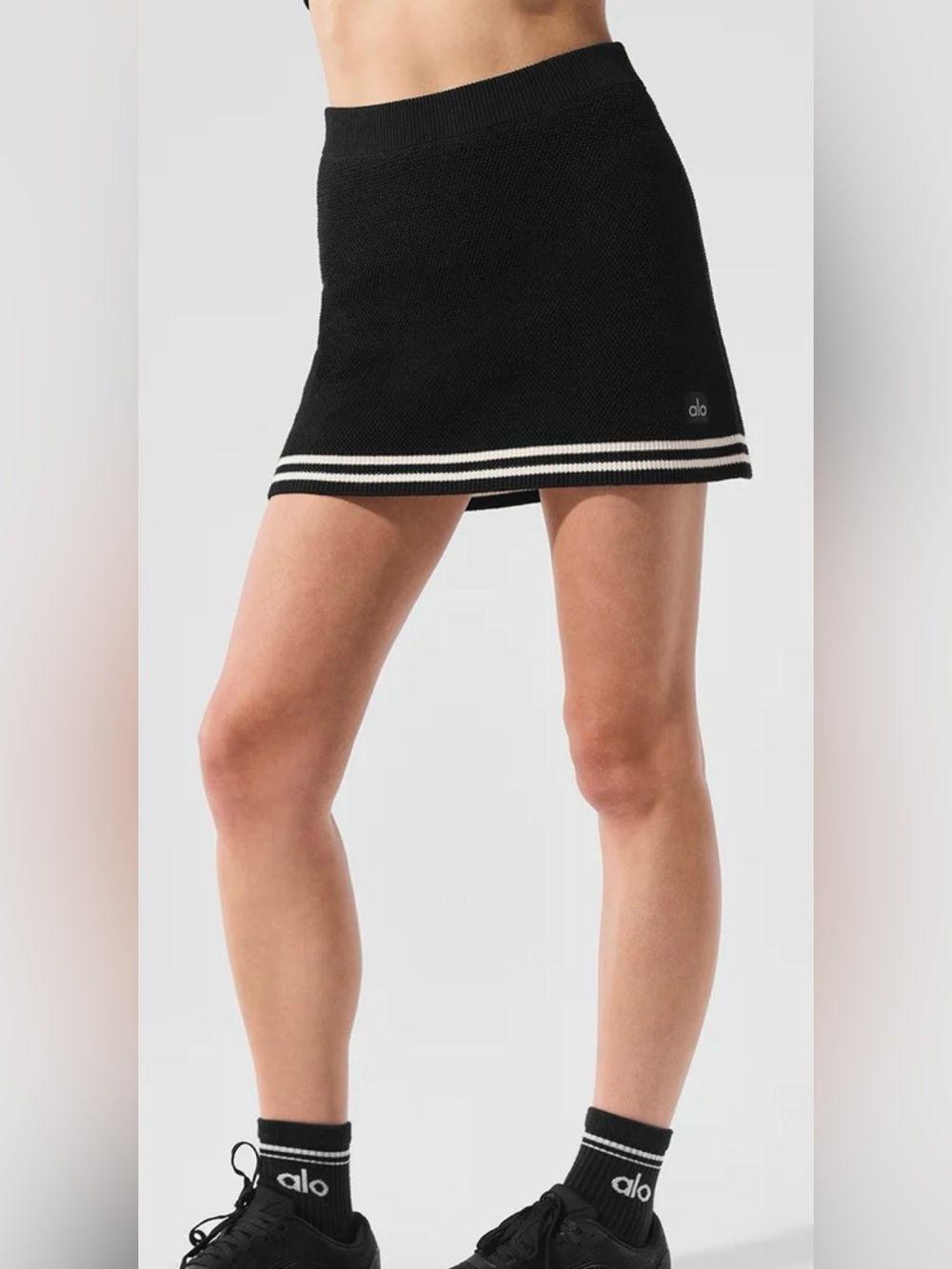 Alo Yoga Tennis Club Sweater Knit Skirt - Picture 2 of 14